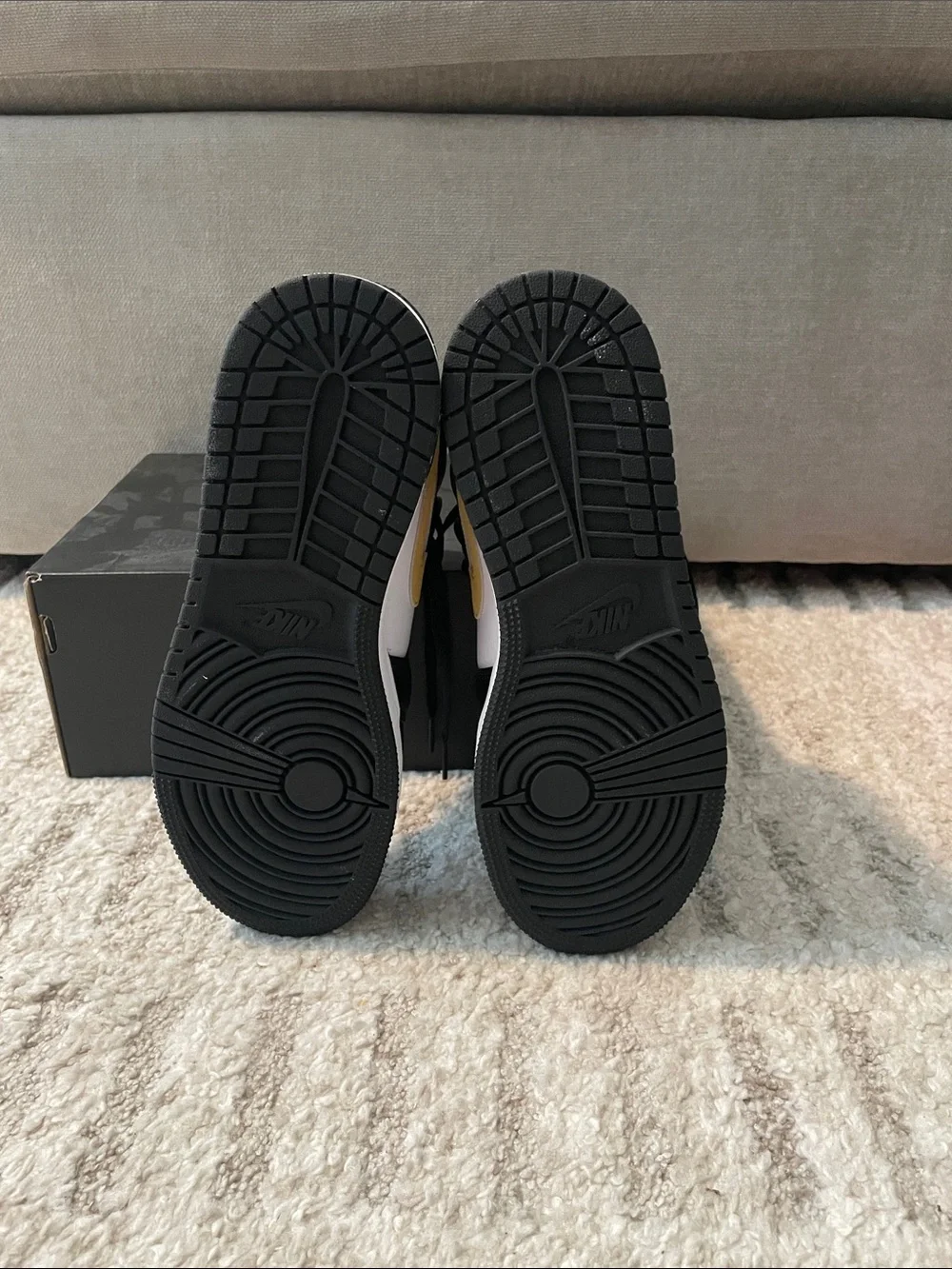 Nike Kids Jordan 1 Mid-Top Sneakers